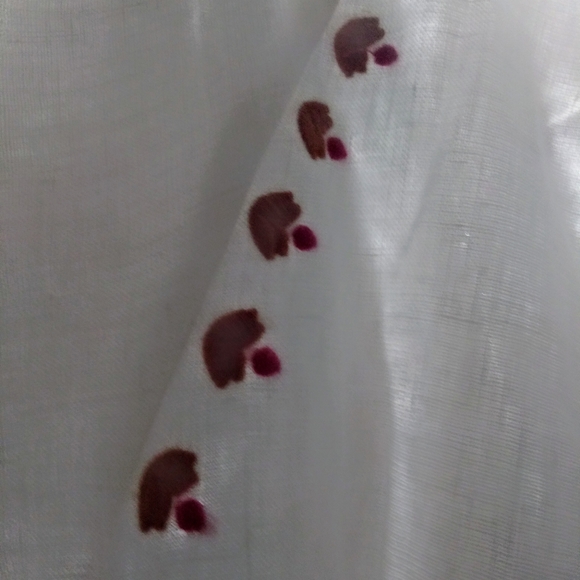 Madewell S Linen Dress with Floral Embroidery - Picture 3 of 7